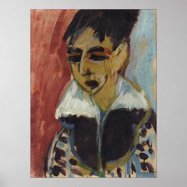 Póster Kirchner - Erna retratada (Frente)