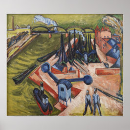 Póster Kirchner - Frankfurt 1916