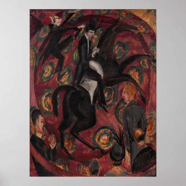 Póster Kirchner - Jinete de Circo (Frente)