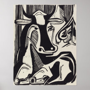 Póster Kirchner - La Gran Vaca Que Se Abajo En 1929
