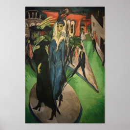 Póster Kirchner - Potsdamer Platz