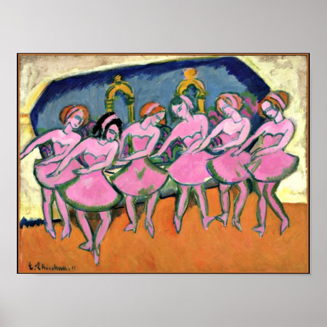 Póster Kirchner - Seis bailarines (Frente)