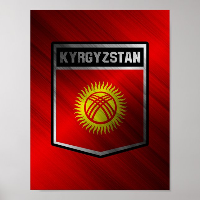 Póster Kirguistán (Frente)