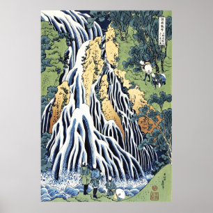 Póster Kirifuri waterfall near Kurokami mountain Housai 