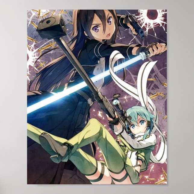 Póster Kirito vs Sinon (Frente)