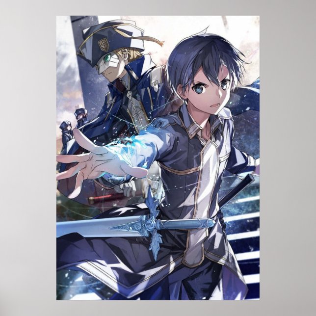Póster Kirito y Eugeo en la Alicización (Frente)