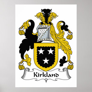 Póster Kirkland Family Crest
