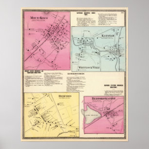 Póster Kisco, Katonah, Whitlock Ville, Bedford