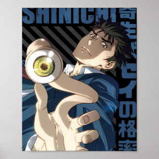 Póster Kiseijuu - Shinichi Izumi