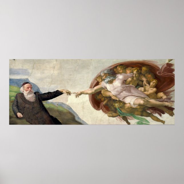 PÓSTER KISLEV - CREACIÓN DE HOMBRE (Frente)