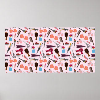 Póster KIT de peluquería