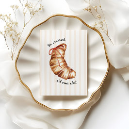 Póster Kitchen Art Print Un Croissant S'il Vous Plaît