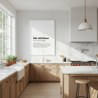 Póster Kitchen Definition Poster | Dictionary Style