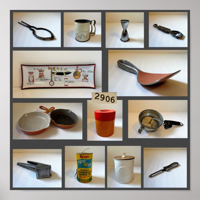Póster Kitchen Objects Poster (Frente)