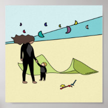 Kiteboard/kitesurfing - Mi Poster de bebé