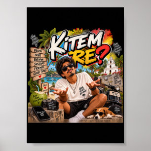 Póster ¿Kitem Re? – Estado de ánimo de Goa
