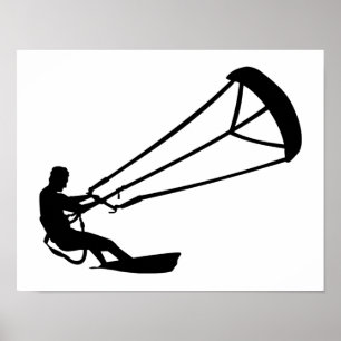 Póster Kitesurfer