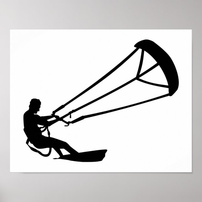 Póster Kitesurfer (Frente)
