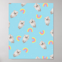 Kitschy Pastel Gato Estético Gato Gato Gatito Lluv