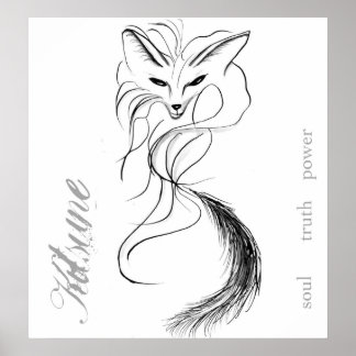 Póster Kitsune Spirit Poster
