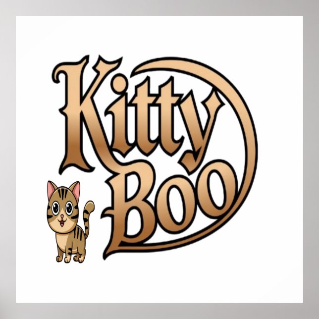 Póster kitty boo (Frente)