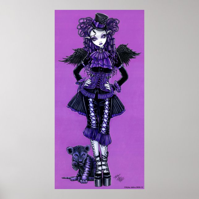 Póster Kitty Purple Gothic Angel Poster (Frente)