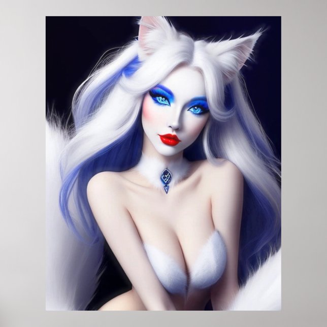 PÓSTER KITTY WAIFU 01 (Frente)