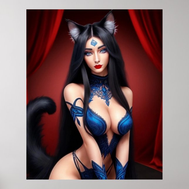 PÓSTER KITTY WAIFU 06 (Frente)