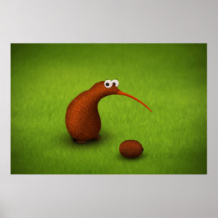 Póster Kiwi del kiwi