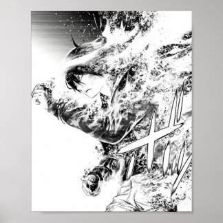 Póster Kizumonogatari Manga