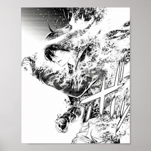 Póster Kizumonogatari Manga (Frente)
