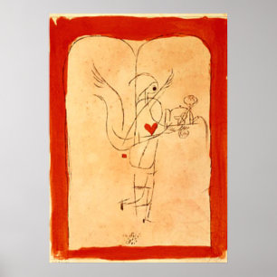 Póster Klee - A Spirit sirve un pequeño desayuno