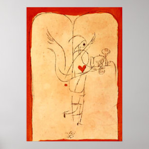 Póster Klee - A Spirit sirve un pequeño desayuno