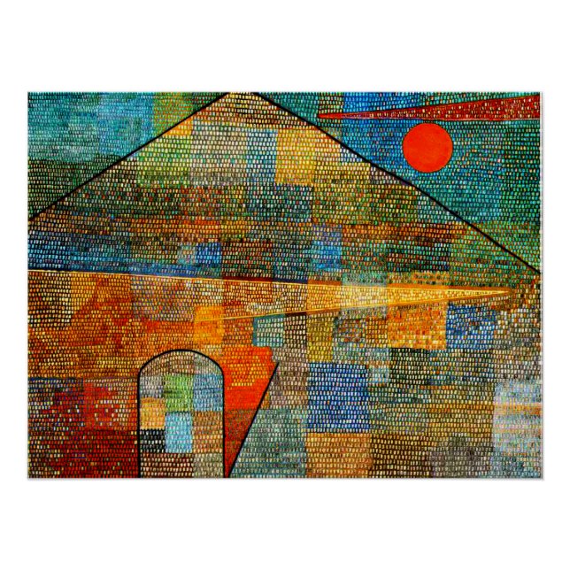 Póster Klee - Ad Parnassus (Anverso)