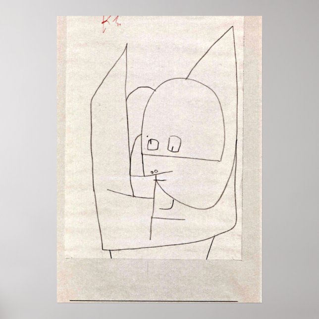 Póster Klee - Altkluger Engel (Frente)