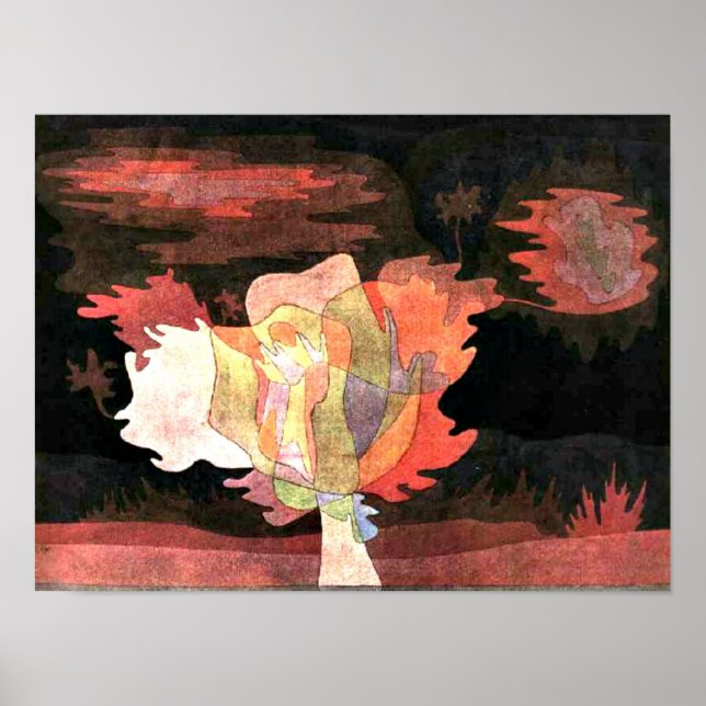 Póster Klee - Antes de la Nieve, 1920 (Frente)