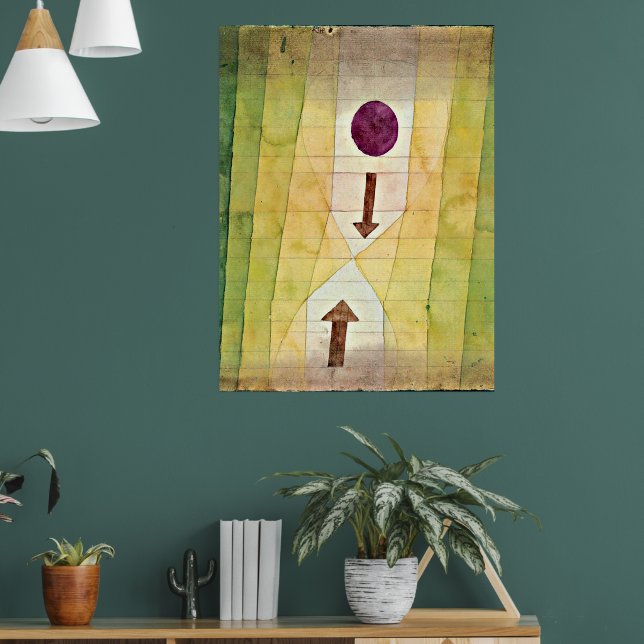 Póster Klee - Antes del bombardeo (Salón 1)