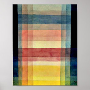 Póster Klee - Arquitectura de la llanura