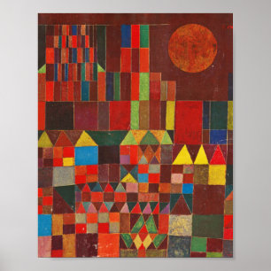 Póster Klee - Castillo y Sol
