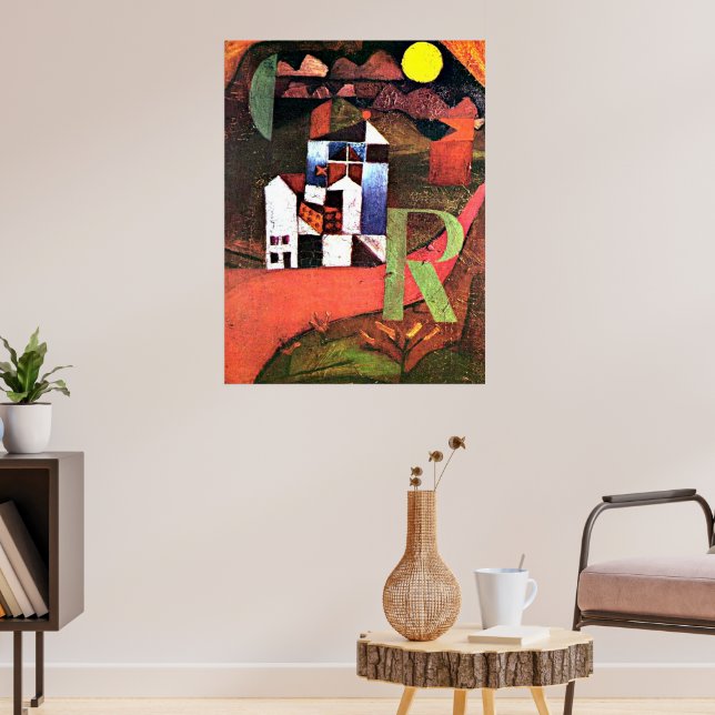 Póster Klee - Ciudad de R (Salón 3)
