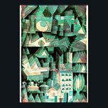 Póster Klee - Ciudad soñada<br><div class="desc">Ciudad soñada,  arte abstracto de Paul Klee</div>