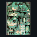 Póster Klee - Ciudad soñada<br><div class="desc">Arte de Paul Klee,  Ciudad de Sueño,  poster.</div>