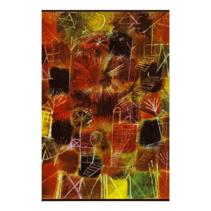 Póster Klee - Composición cósmica, 1919