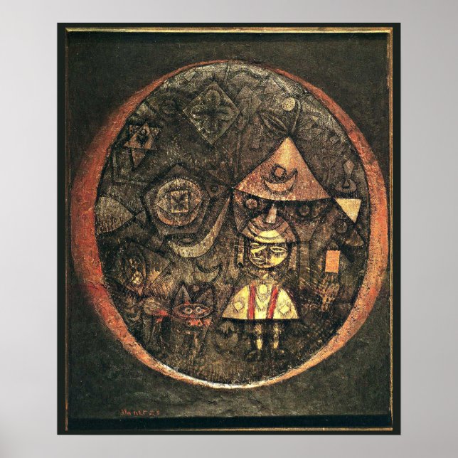 Póster Klee - cuento de hadas del enano, (Frente)