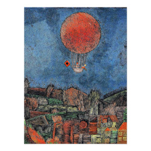 Póster Klee - Der Luft Balloon
