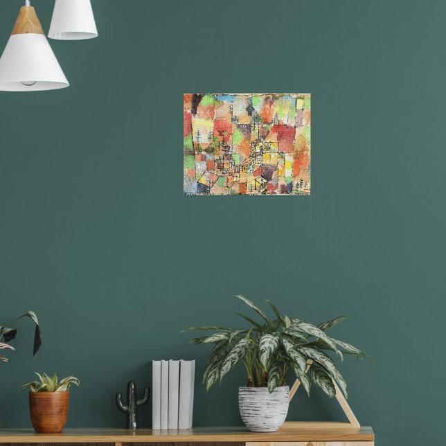 Póster Klee - Dos Casas de Campo (Salón 1)