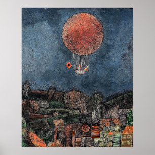 Póster Klee - El globo aerostático