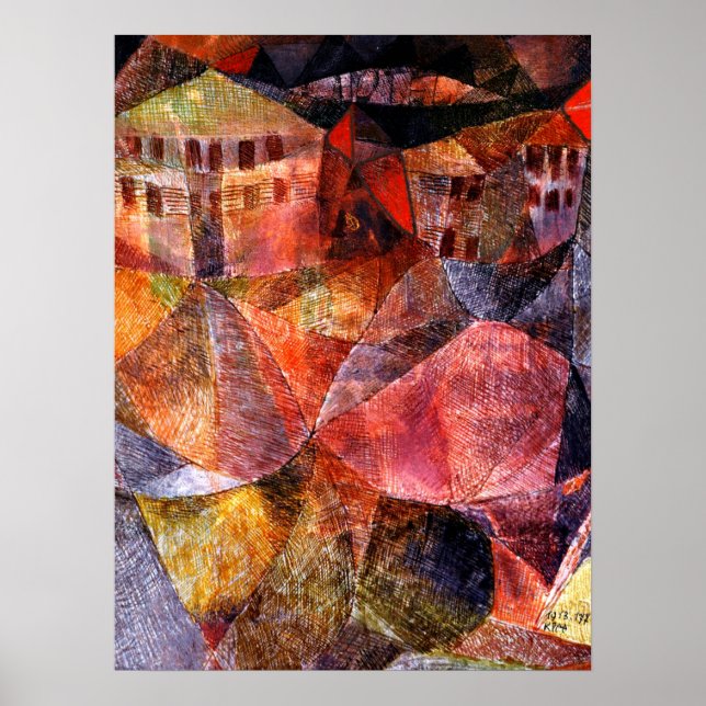 Póster Klee - El hotel (Frente)