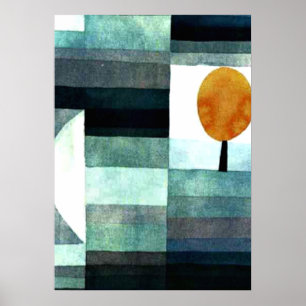 Póster Klee - El mensajero de otoño