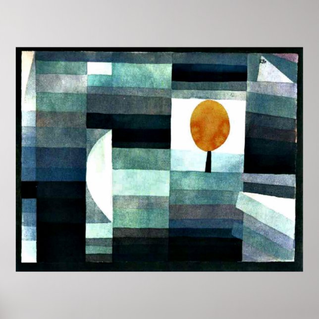 Póster Klee - El mensajero de otoño (Frente)